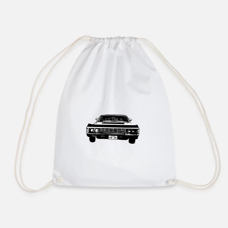 Supernatural Impala - Drawstring Bag - white
