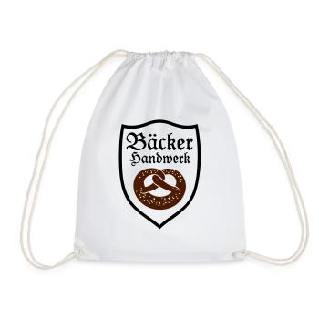 Boulangers artisanat guilde emblème crête logo - Sac de sport léger - blanc - Devant