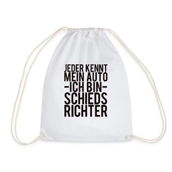 Schiedsrichter Spruch - Turnbeutel - Weiß - Vorne