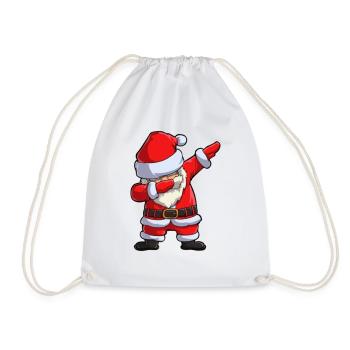 Weihnachtsmann Dap - Turnbeutel - Weiß - Vorne