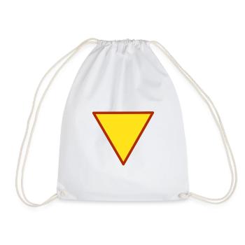 triangle superhéros - Sac de sport léger - blanc - Devant