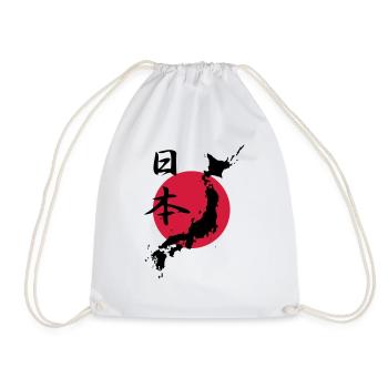 Japan 1 - Turnbeutel - Weiß - Vorne