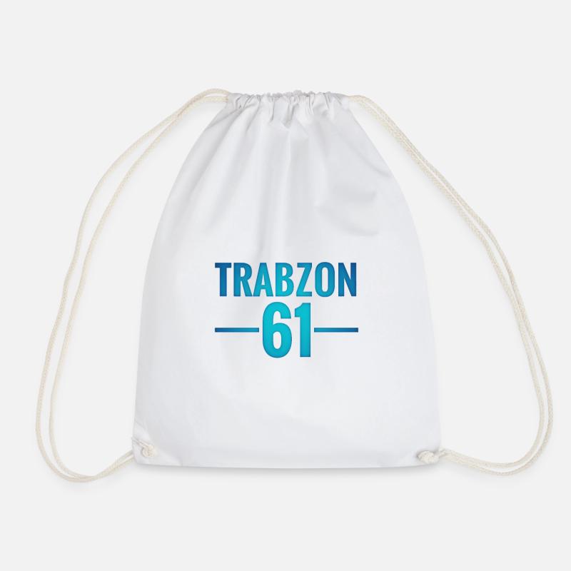 Trabzon 61 Logo - Turnbeutel - Weiß