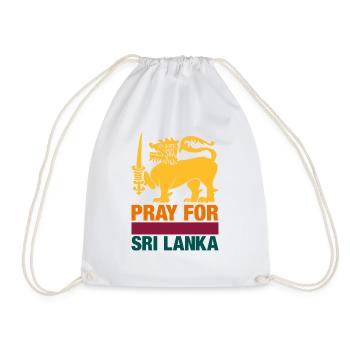 Sri Lanka - Drawstring Bag - white - Front