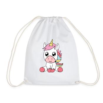 Unicorn - Unicorn - Drawstring Bag - white - Front