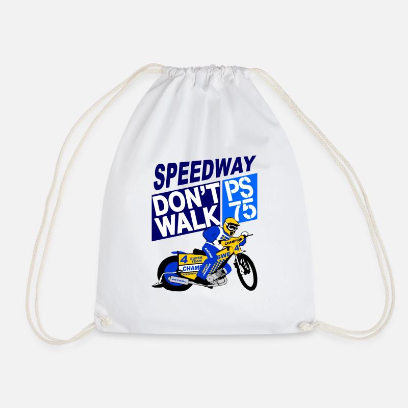 Speedway - Drawstring Bag - white