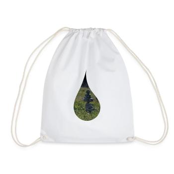 Détente dans une goutte - Sac de sport léger - blanc - Devant
