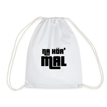 Na hör ma! Premium Design - Turnbeutel - Weiß - Vorne