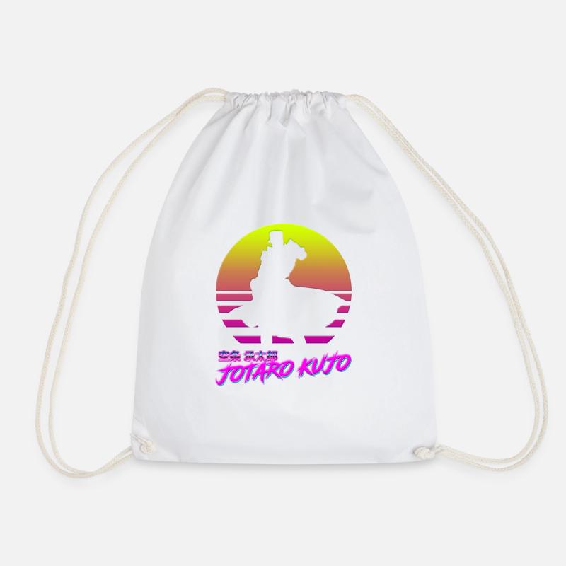 Jojo - Jotaro Outrun - Turnbeutel - Weiß