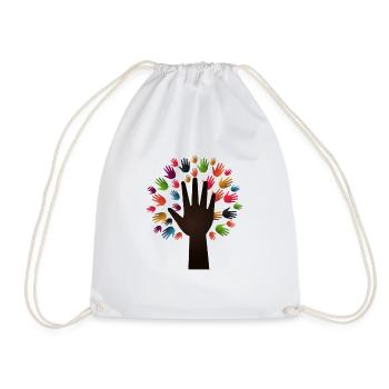 Diversity Tree - Turnbeutel - Weiß - Vorne