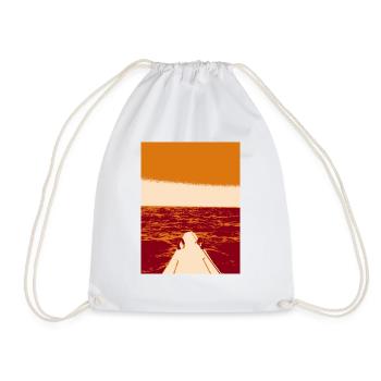 Surfing - Drawstring Bag - white - Front