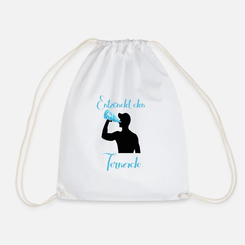 Entzündet den Tornado - Turnbeutel - Weiß
