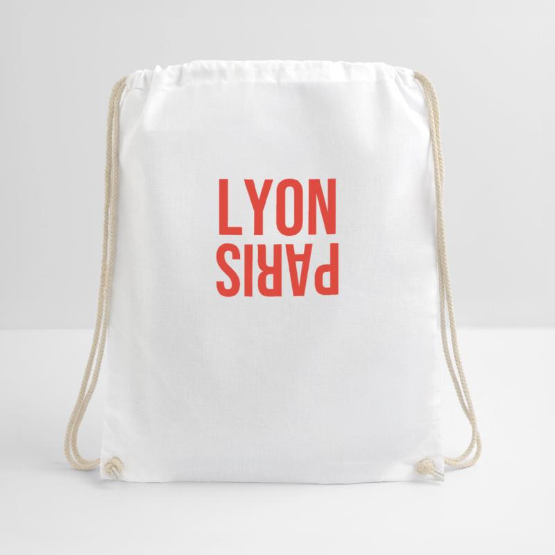Lyon oder Paris? Turnbeutel