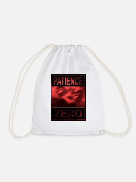 Geduld Null - Turnbeutel - Weiß
