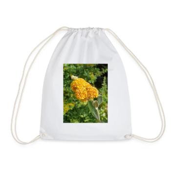 buddleia, buisson de papillons ou lilas d’été 'Sungold' - Sac de sport léger - blanc - Devant