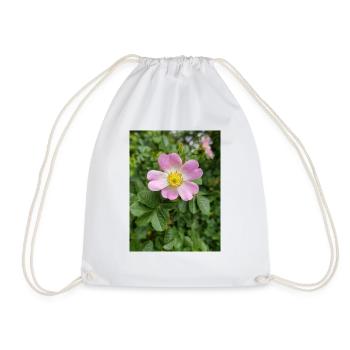 bruyère douce aussi églantine rose Weinrose - Sac de sport léger - blanc - Devant