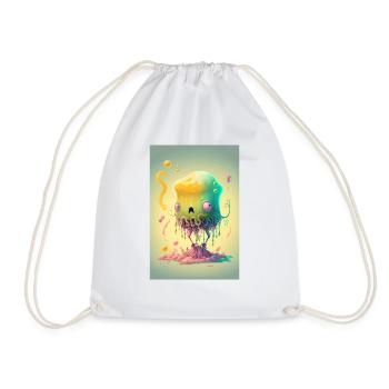 Zombie Frozen - Drawstring Bag - white - Front