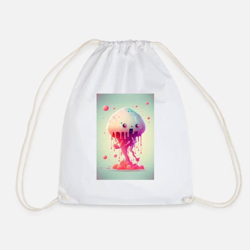 Zombie Frozen - Drawstring Bag - white