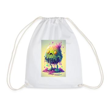 Zombie Frozen - Drawstring Bag - white - Front