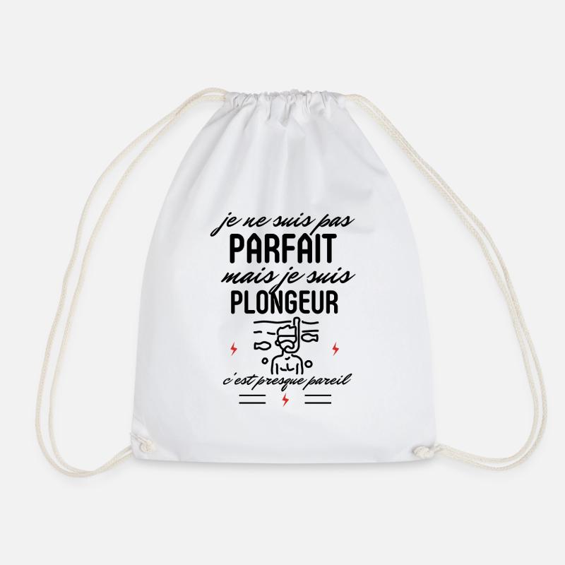 Pas parfait plongeur - Sac de sport léger - blanc