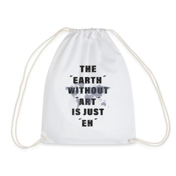 La terre sans art est juste hein - Sac de sport léger - blanc - Devant