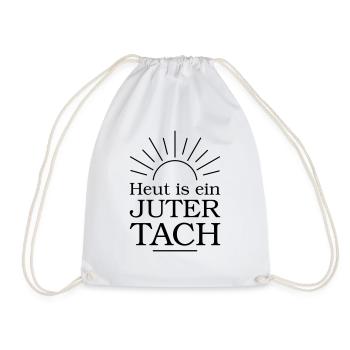 Ein Juter Tach - Positives Design für Optimisten - Turnbeutel - Weiß - Vorne