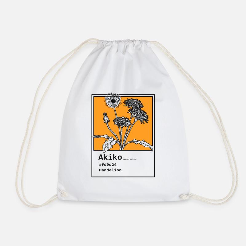Löwenzahn Akiko - Turnbeutel - Weiß