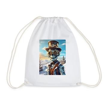 Steampunk Paysage D’hiver Zombie 1.2 - Sac de sport léger - blanc - Devant