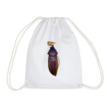 Nepenthes bongso - Turnbeutel - Weiß - Vorne