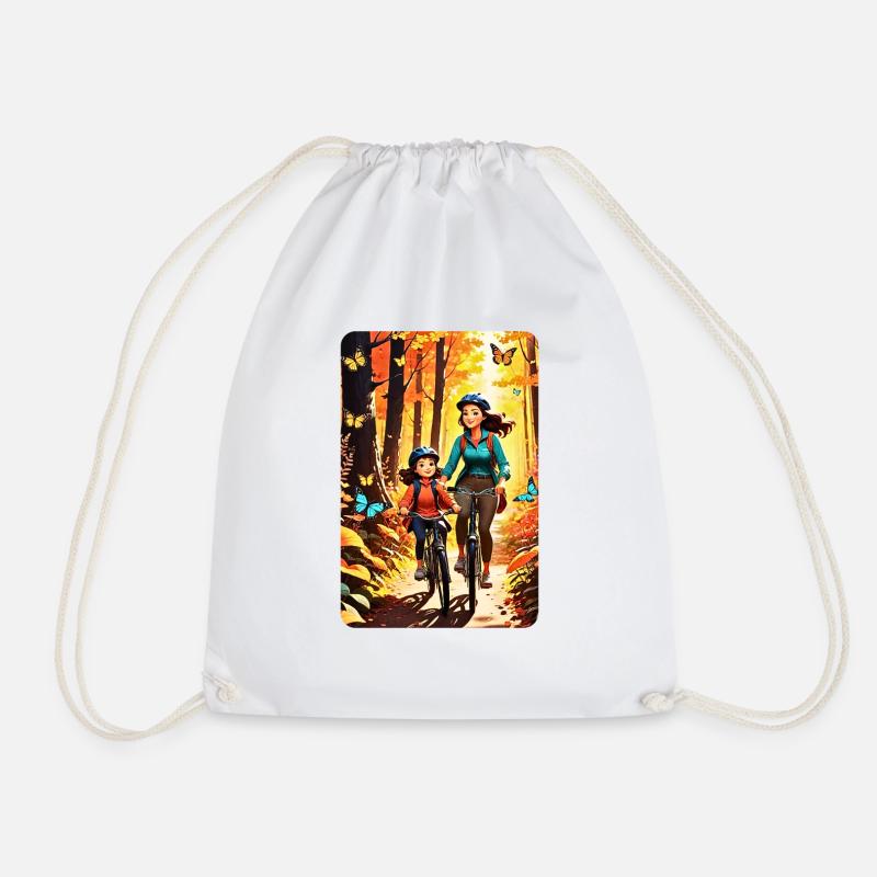 personalized design mother's gift - Drawstring Bag - white