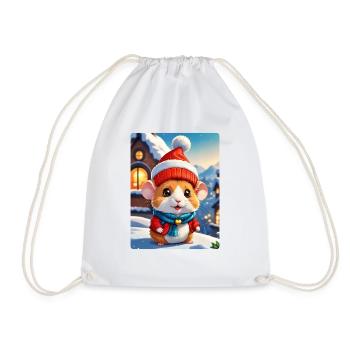 Anime Paysage D’hiver Hamster 1.3 - Sac de sport léger - blanc - Devant