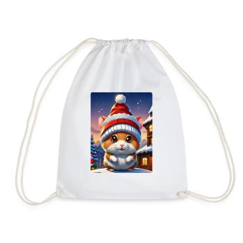 Anime Paysage D’hiver Hamster 1.4 - Sac de sport léger - blanc - Devant