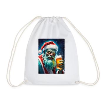 Bière zombie de Noël 1.2 - Sac de sport léger - blanc - Devant