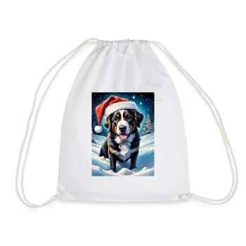 Chien de paysage d’hiver 3.10 - Sac de sport léger - blanc - Devant