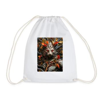 Creepy Plants Mouse 1.4 - Drawstring Bag - white - Front