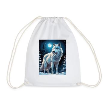 Loup Paysage D’hiver 1.8 - Sac de sport léger - blanc - Devant