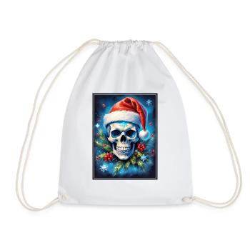 Crâne de Noël 1.7 - Sac de sport léger - blanc - Devant