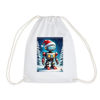 Robot Paysage d’Hiver 1.4 - Sac de sport léger - blanc - Devant