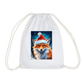 Winterlandschaft Fuchs 1.14 - Turnbeutel - Weiß - Vorne
