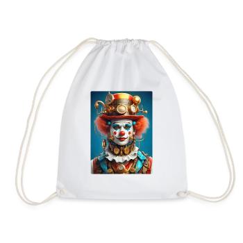 Clown Steampunk 1.4 - Sac de sport léger - blanc - Devant