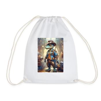 Dino steampunk 1.11 - Sac de sport léger - blanc - Devant