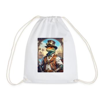 Dinosaure steampunk 1.9 - Sac de sport léger - blanc - Devant