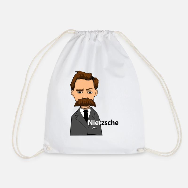 Nietzsche - Turnbeutel - Weiß
