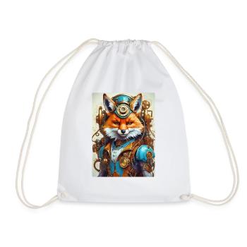 Steampunk Pompier Fox 1.8 - Sac de sport léger - blanc - Devant