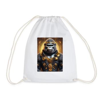 Steampunk Gorille 1.5 - Sac de sport léger - blanc - Devant