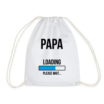 Futur Papa - à personnaliser - Sac de sport léger - blanc - Devant