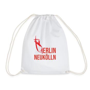 Berlin Neukölln - Drawstring Bag - white - Front