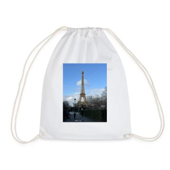 IMG 0497 - Drawstring Bag - white - Front
