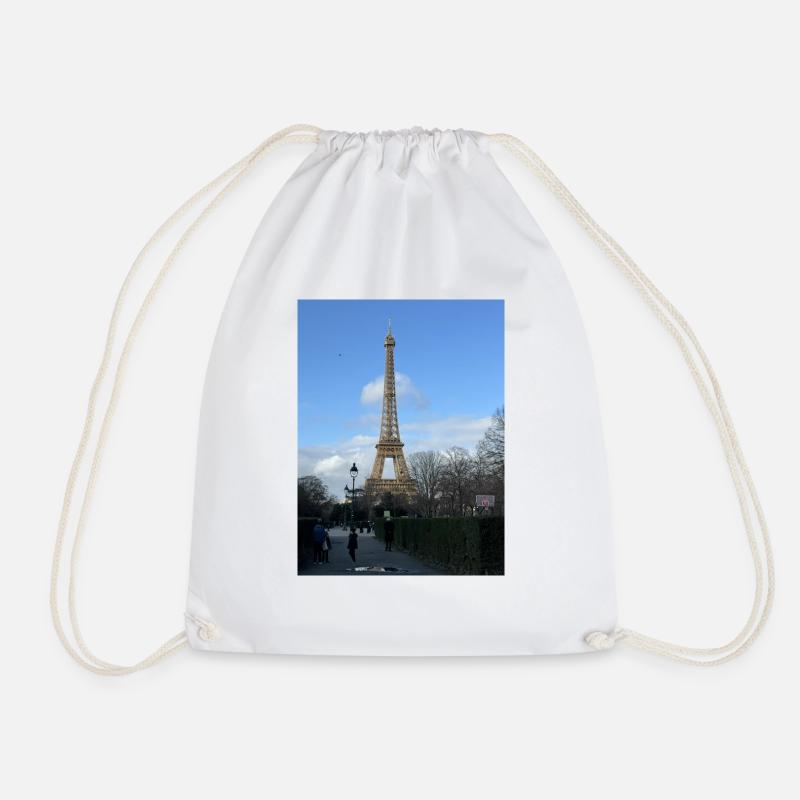 IMG 0497 - Drawstring Bag - white
