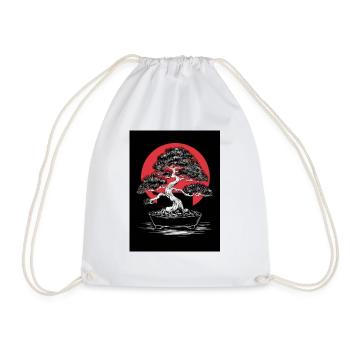 Bonsai Baum Japanisch Bonsai Tree Japanese - Drawstring Bag - white - Front